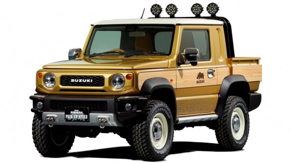 В Сети появились рендерные изображения четырехдверного пикапа Suzuki Jimny